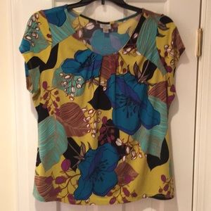 Vibrant colored blouse